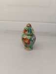 Mini Pote Porcelana Oriental Antiga. 8 cm