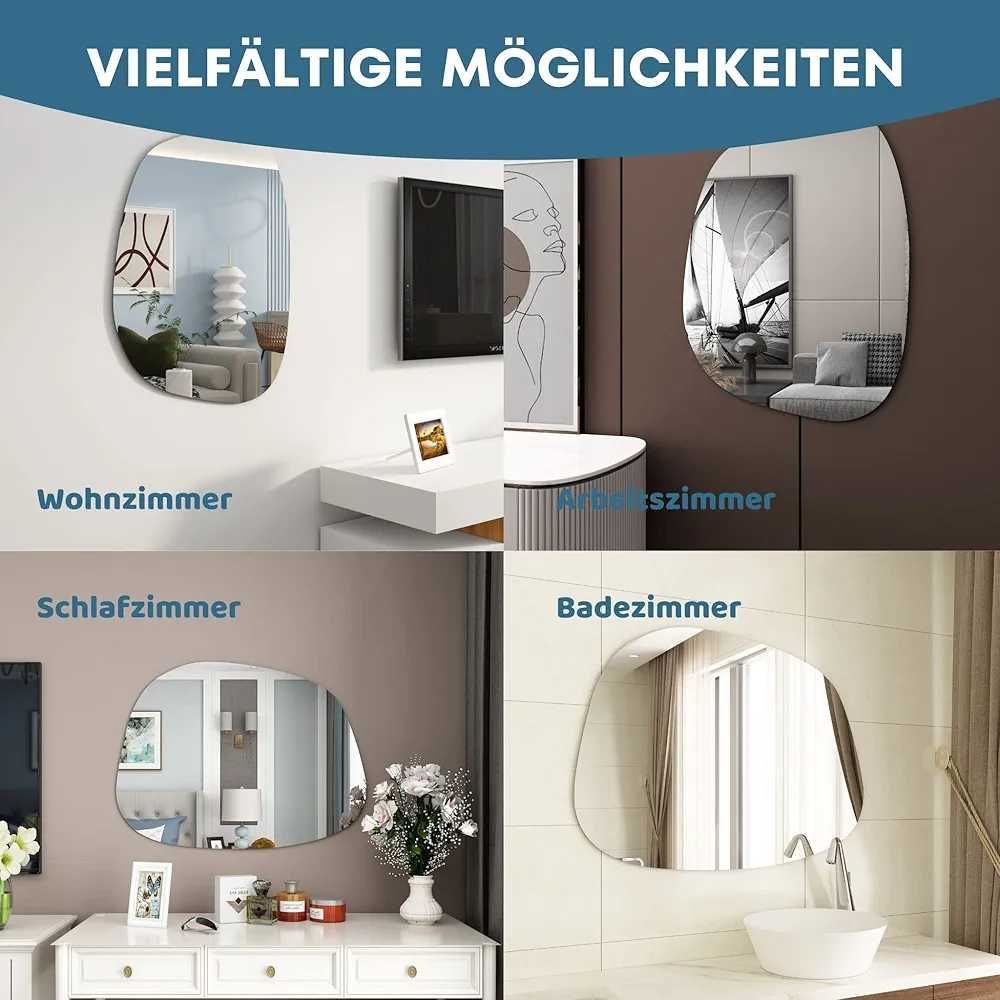 Lustro designerskie asymetryczne