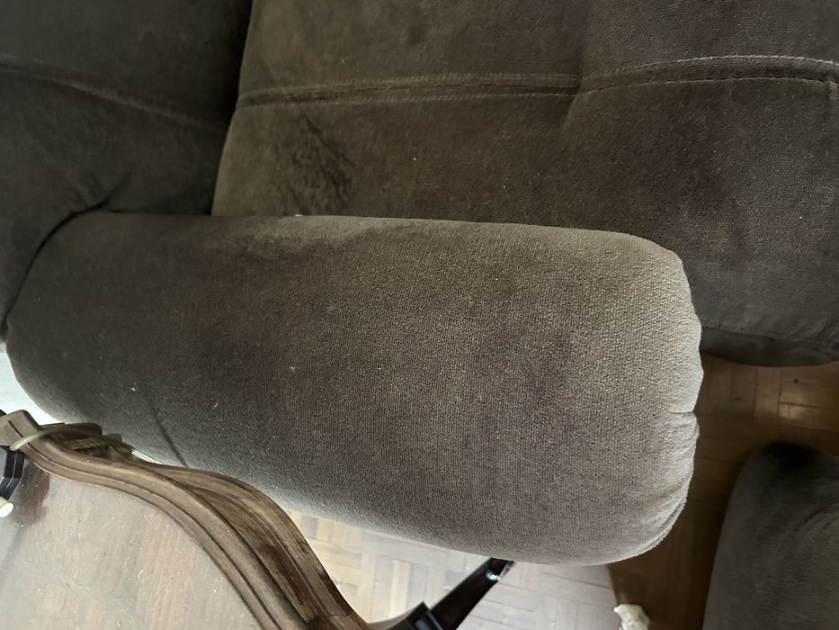 Conjunto de sofas em veludo para 10 pessoas