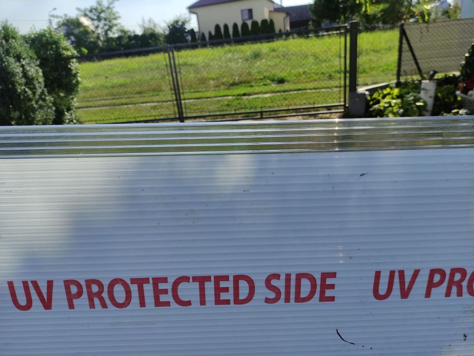 Poliwęglan.Płyta poliwęglanowa komrowa nowa 4x1m,  10mm.