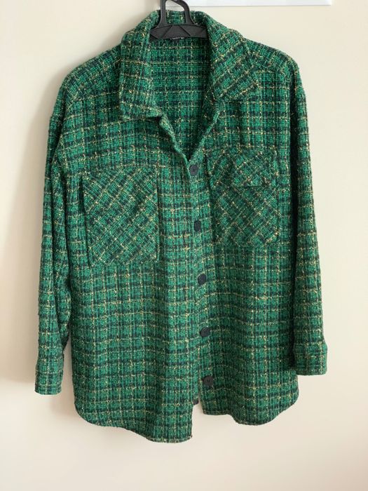 Тепла сорочка красивого зеленого кольору