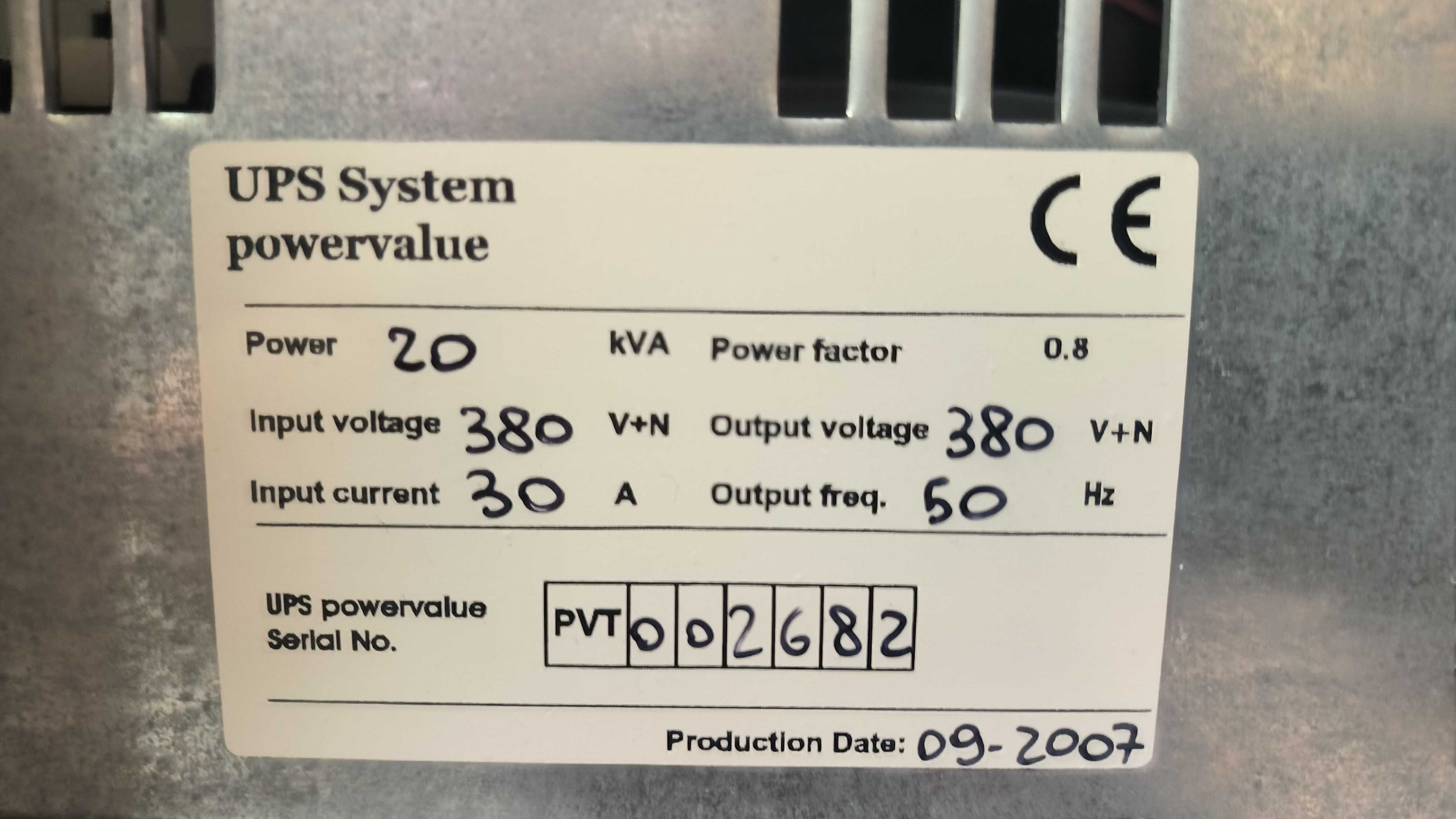 Джерело безперебійного живлення Newave PowerValue 20 кВт 3ф