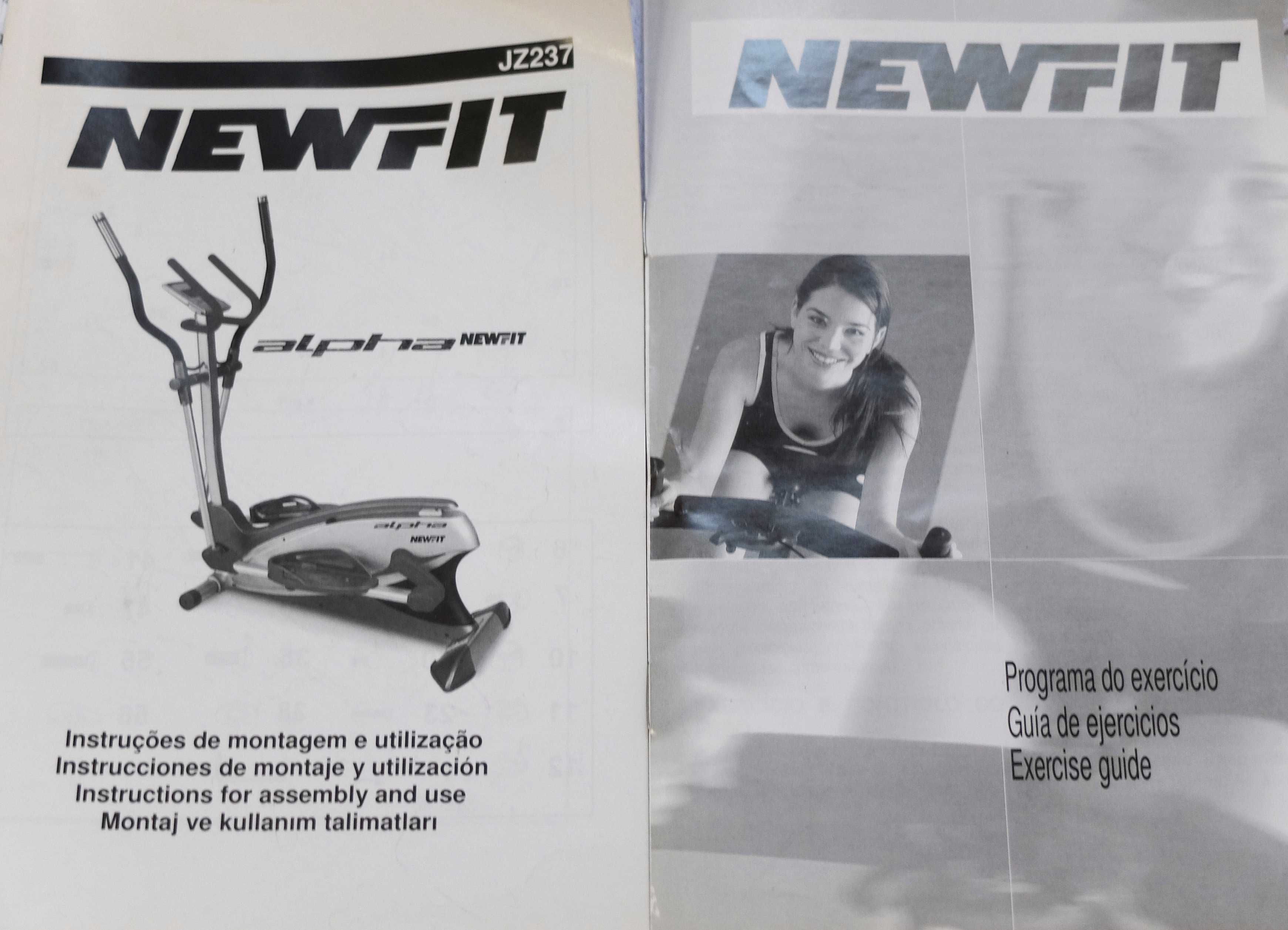 Bicicleta eliptica Alpha Newfit JZ237. Em muito bom estado.