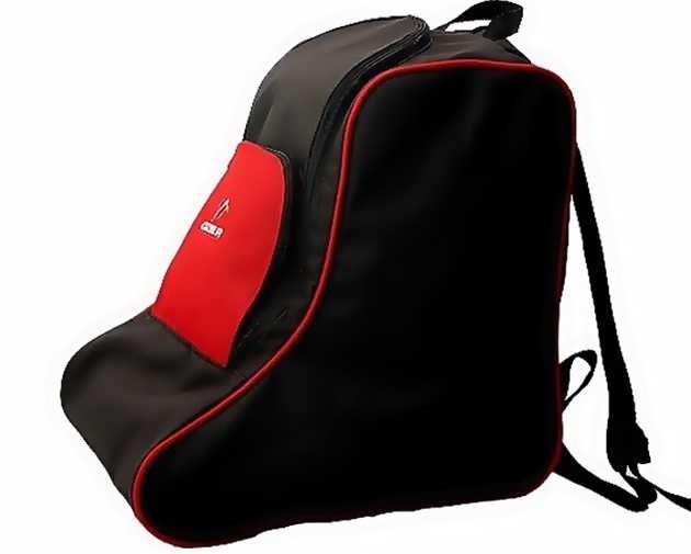 Torba, pokrowiec, plecak na buty narciarskie, rolki, łyżwy - żółty