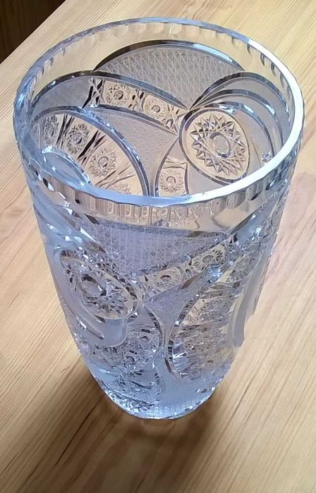 Wazon kryształowy – kryształ PRL – 29 cm