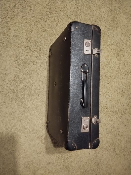 Walizka torba podróżna sprawna lata 50/60 PRL rekwizyt