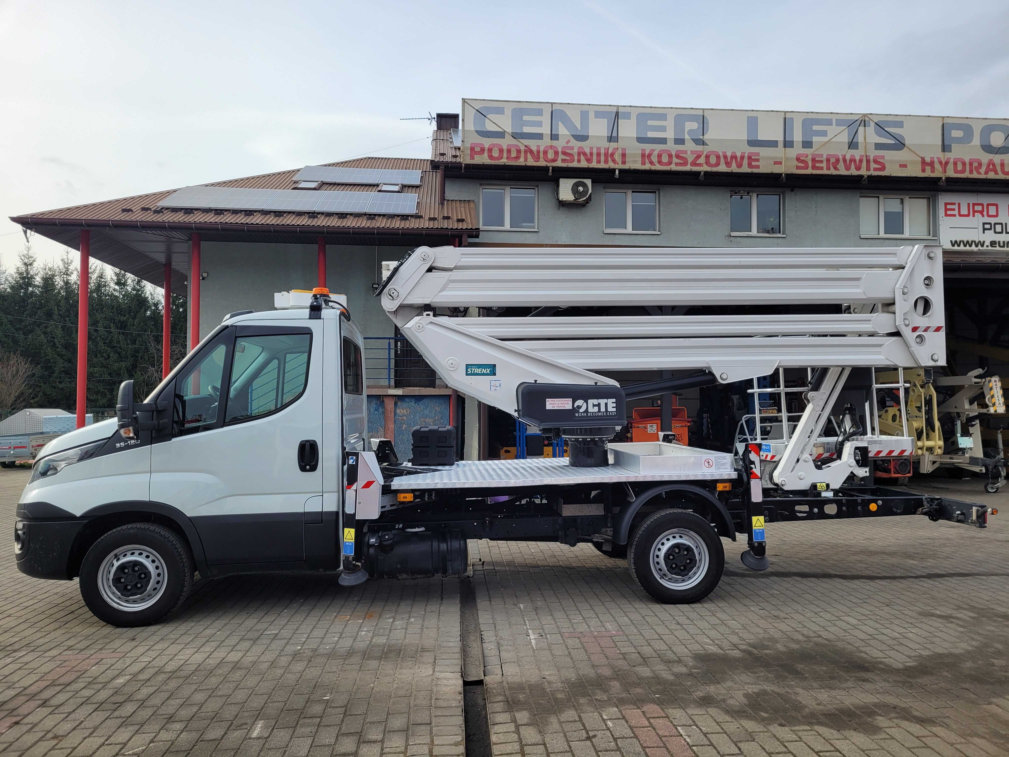 przegubowy/z/jib/podnośnik/cte/zed/23m/zwyżka/iveco/koszowy/multitel