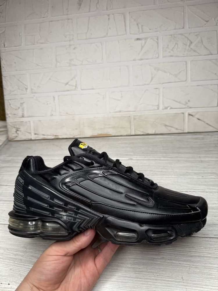 Черные кроссовки nike air max plus 3 tn 44-44.5 размер