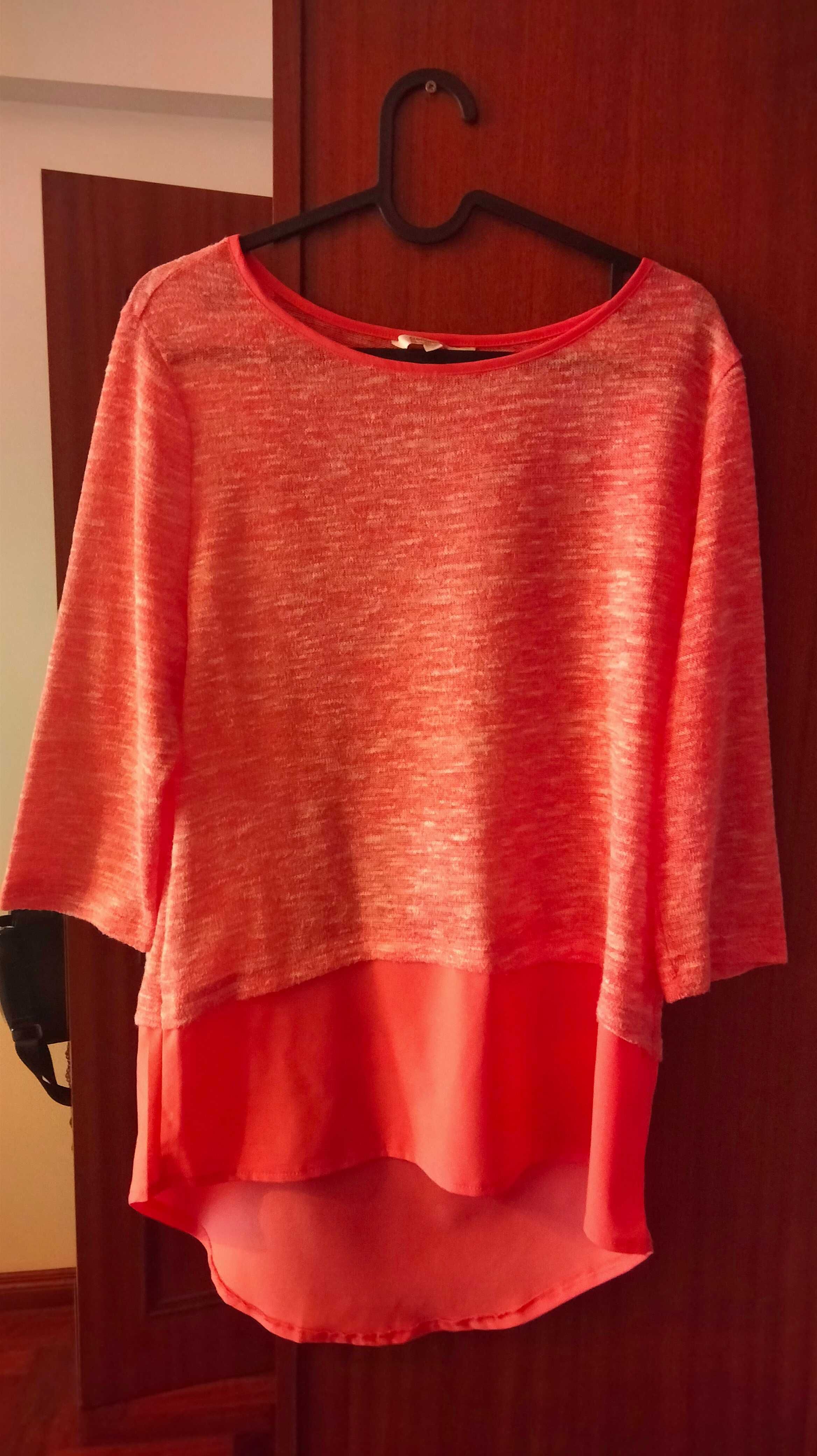 Blusa cor de rosa L da C&A