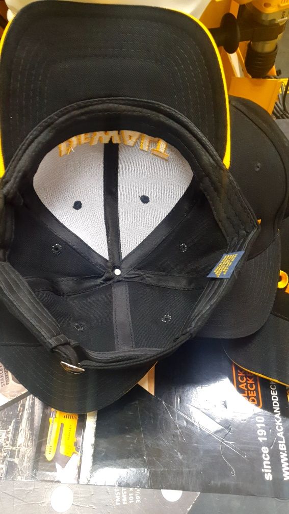 Кепка бейсболка хб робоча DEWALT чорна