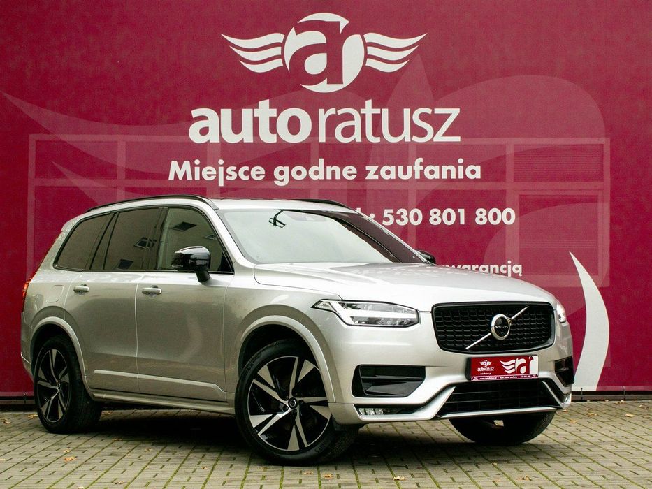 Volvo XC 90 Fv 23%*Szklany Dach*R-Design*7osób *AWD*Automat*100% Org. Lakier