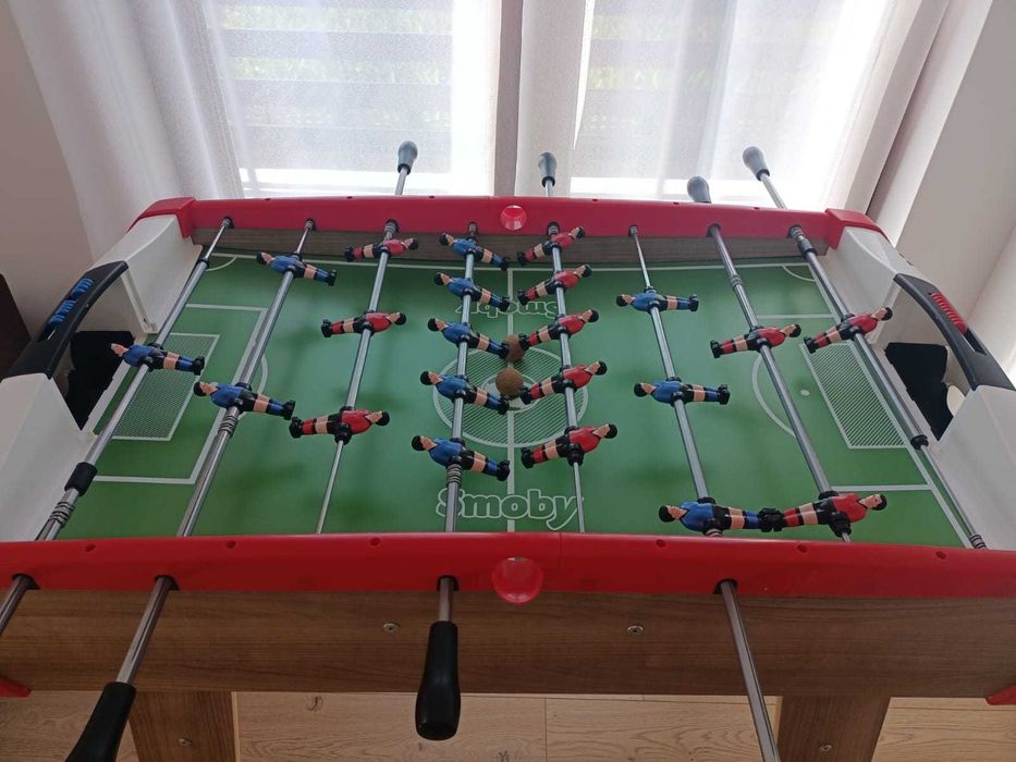 Piłkarzyki, bilard, ping pong, cymbergaj ( stół 4w1) SMOBY