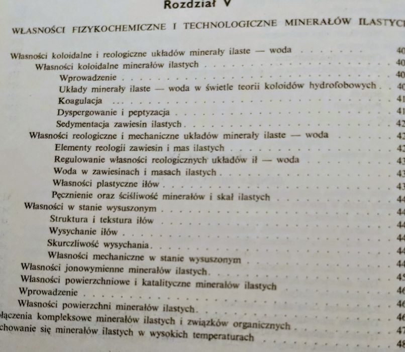 Minerały ilaste. Leszek Stoch. wyd. I