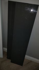 Półki ścienne Lack Ikea 2 sztuki szare połysk 110x26