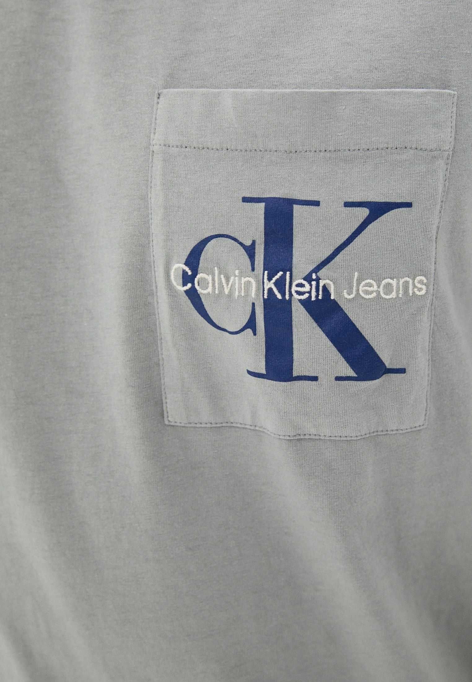 Оригінал Футболка Calvin Klein Jeans Monogram Jacquard Logo Collar Tee