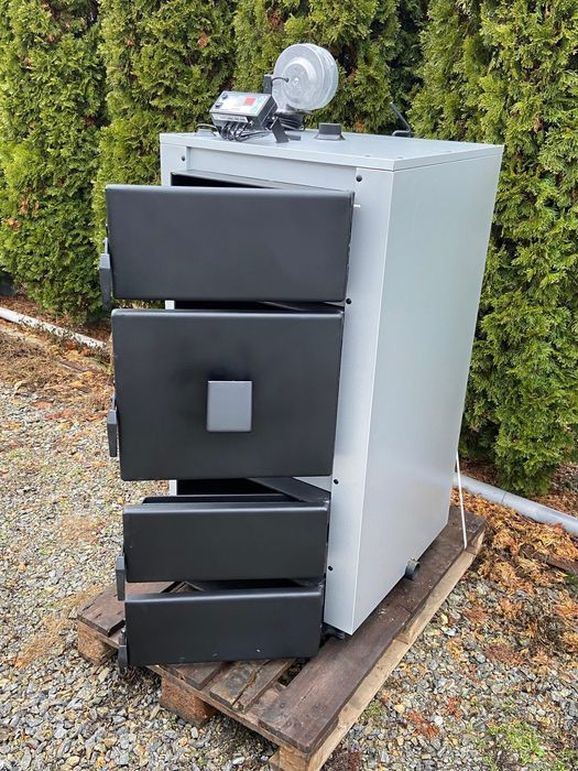Kotły 16kW na Drewno Węgiel - PRODUCENT Piec Zasypowy do 160m2
