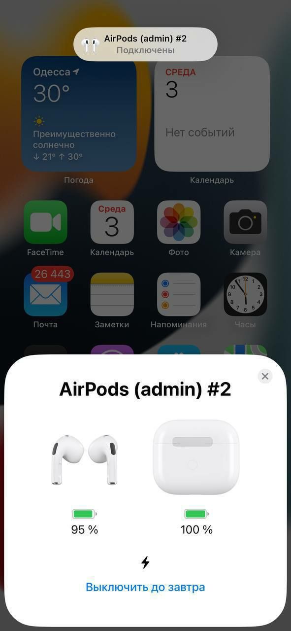 Навушники Airpods 3  бездротові наушники з мікрофоном