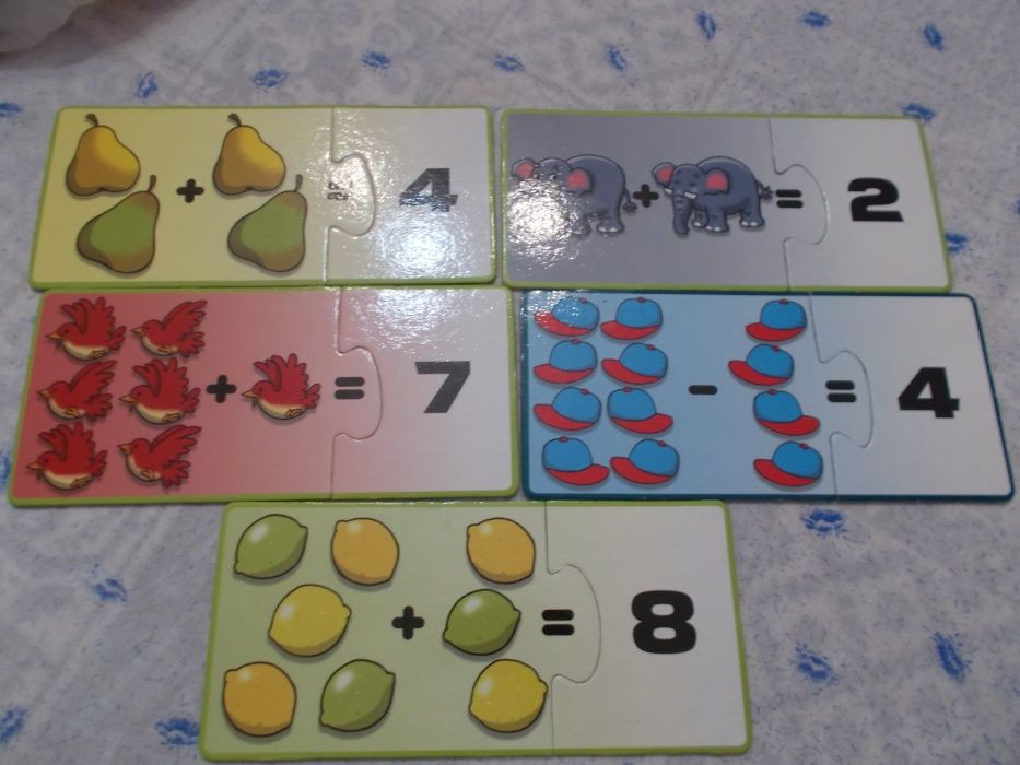 Puzzle de 2 peças com números