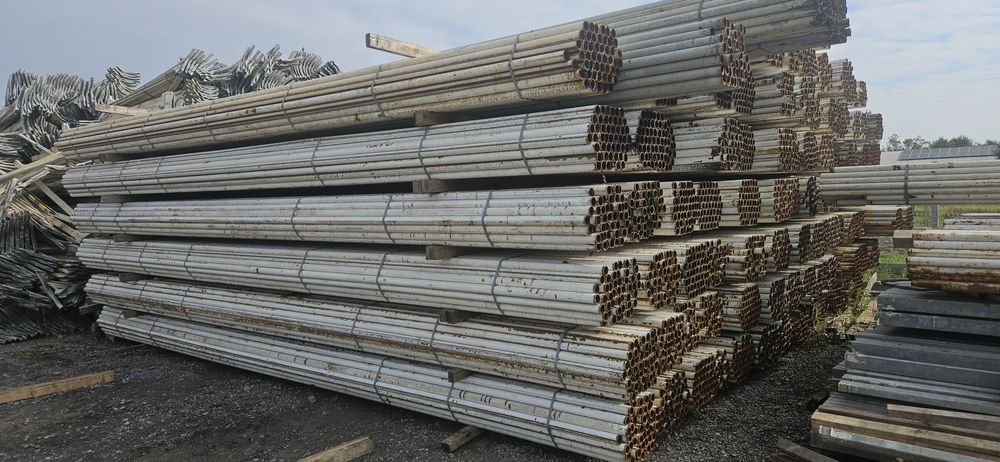 Rura stalowa fi51 słupki ogrodzeniowe przegrody ogrodzenia