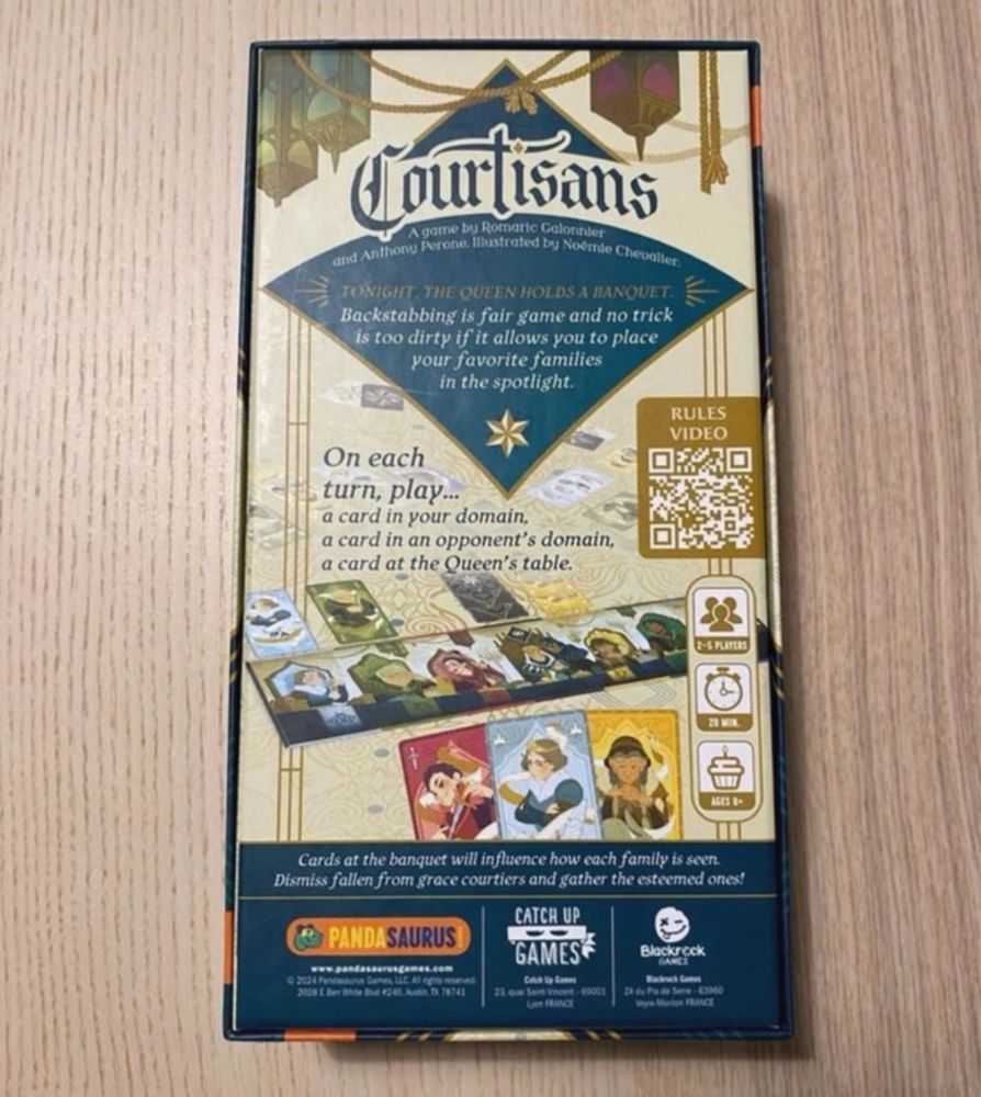 Jogo de cartas Courtisans