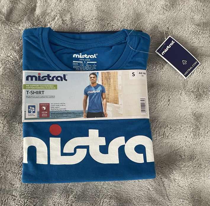 T-shirt męski z bawełny S 44/46 MISTRAL