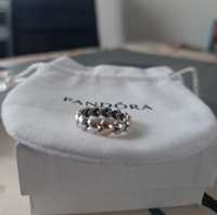 Pierścionek Pandora serca srebro złoto 50