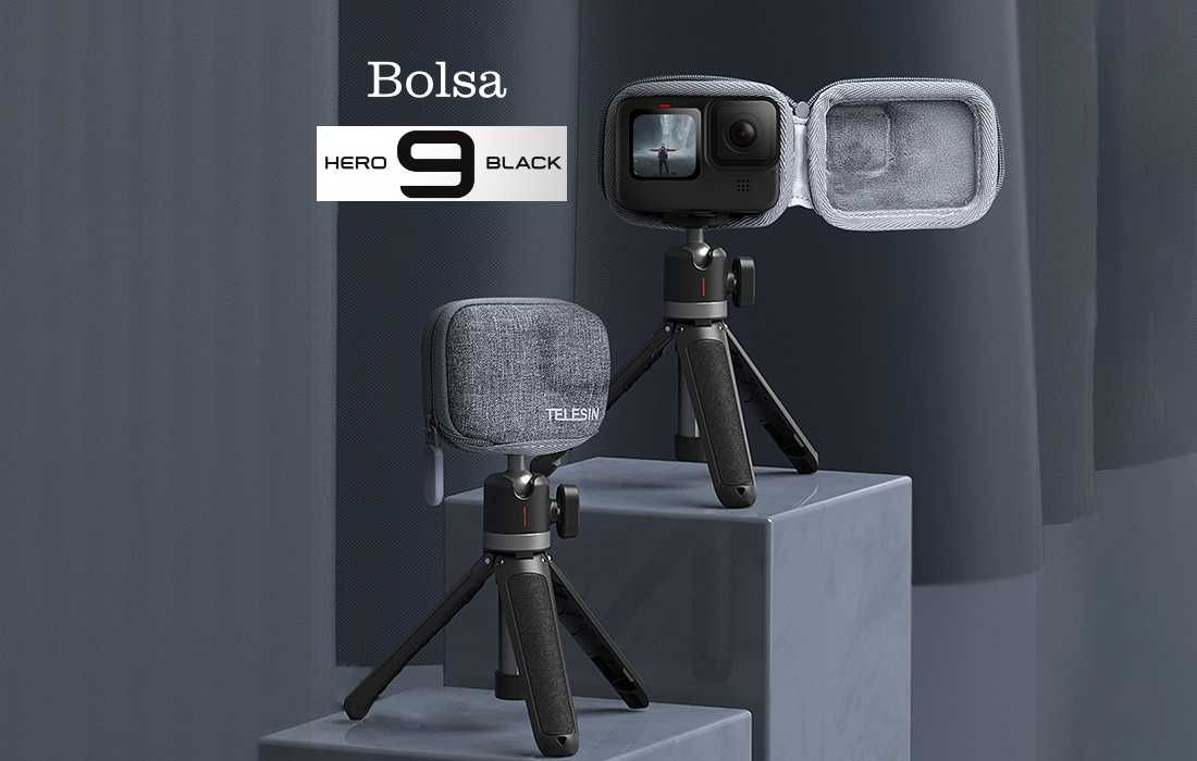 Bolsa GoPro 12 / 11 / 10 / 9 Black - Telesin - Novo