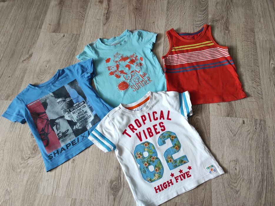 T-shirty chłopięce r.98 lato