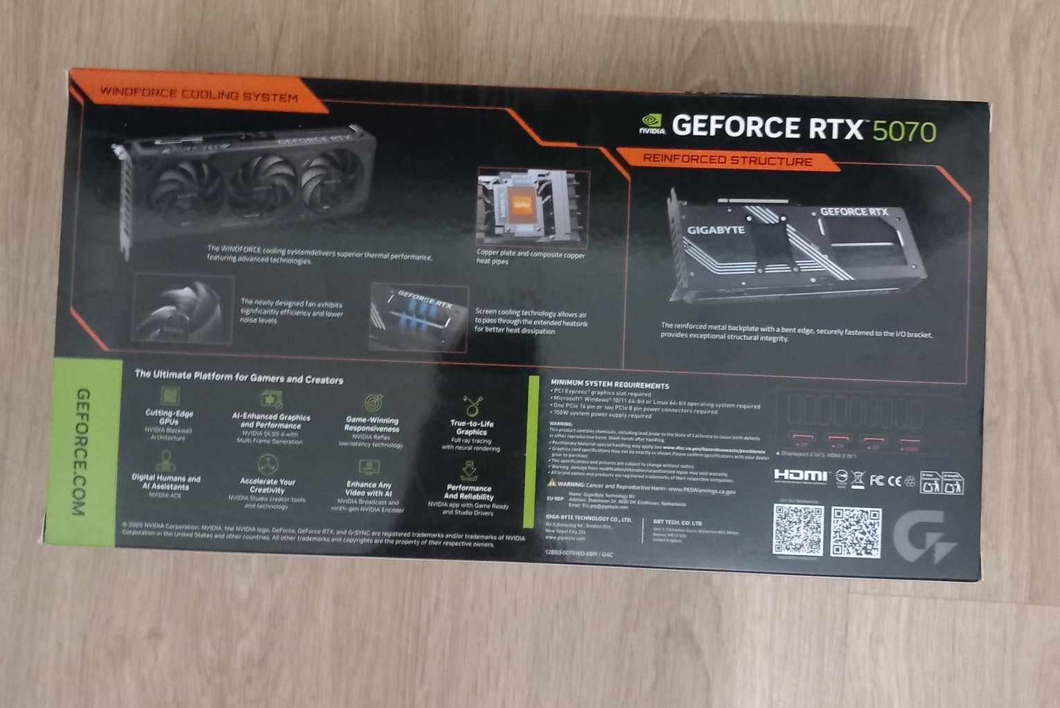 Gigabyte Geforce RTX 5070