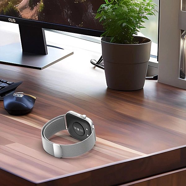Pasek Tech-Protect MilaneseBand na Huawei Watch Fit 3 - różowy