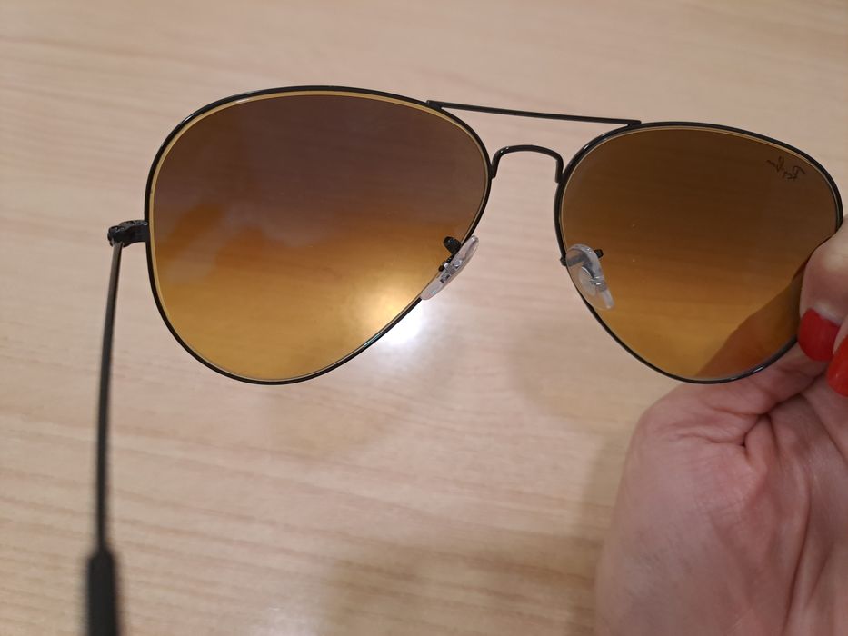 Oculos rayban aviador azul