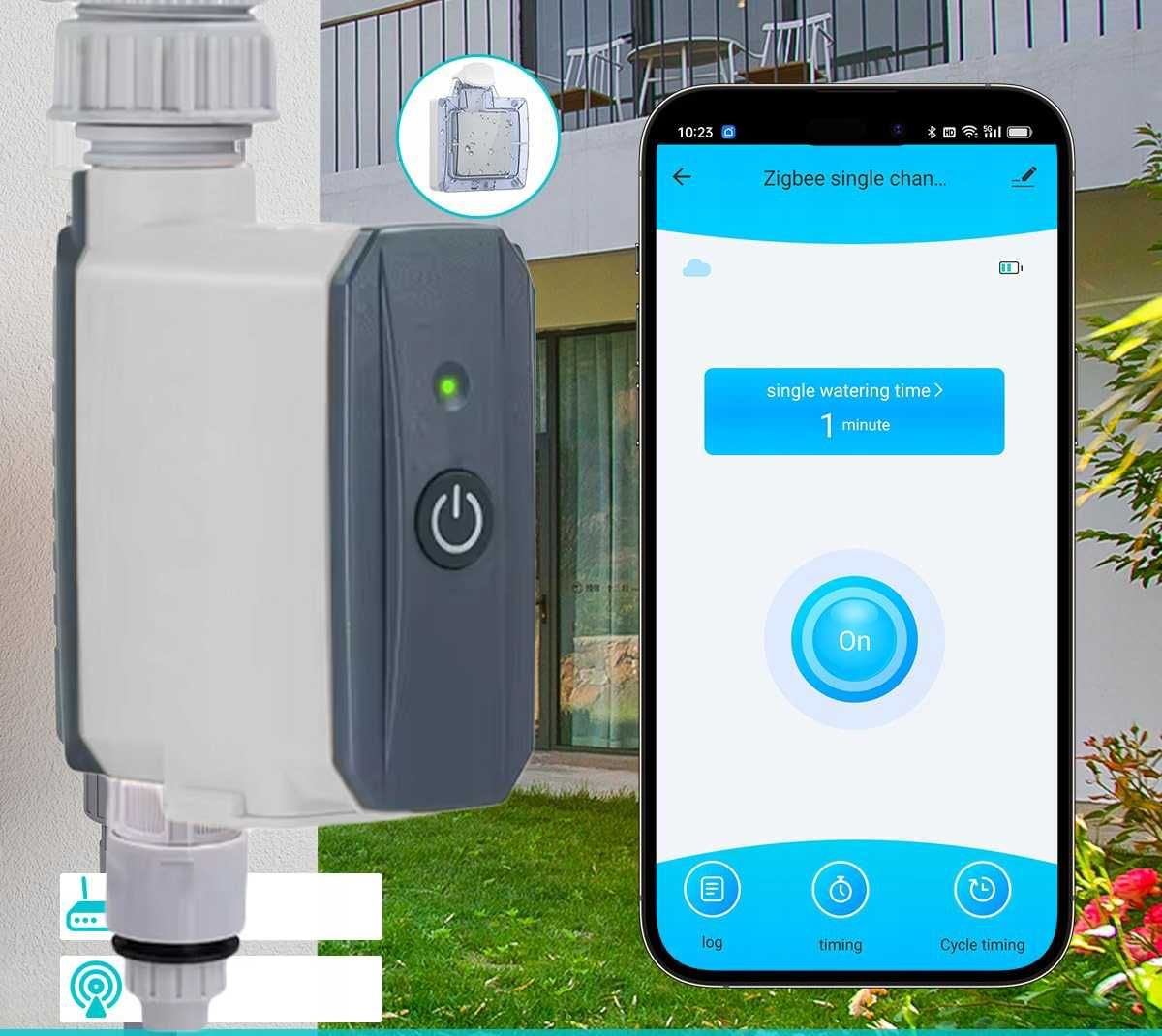 Inteligentny ZAWÓR WODY system nawadniania SMART Tuya