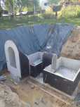 Piwnica betonowa ziemianka ogrodowa B30W8 solidna schody wentylacja