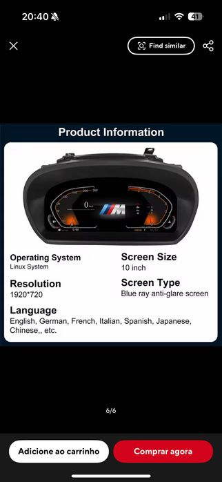 Quadrante digital bmw e82