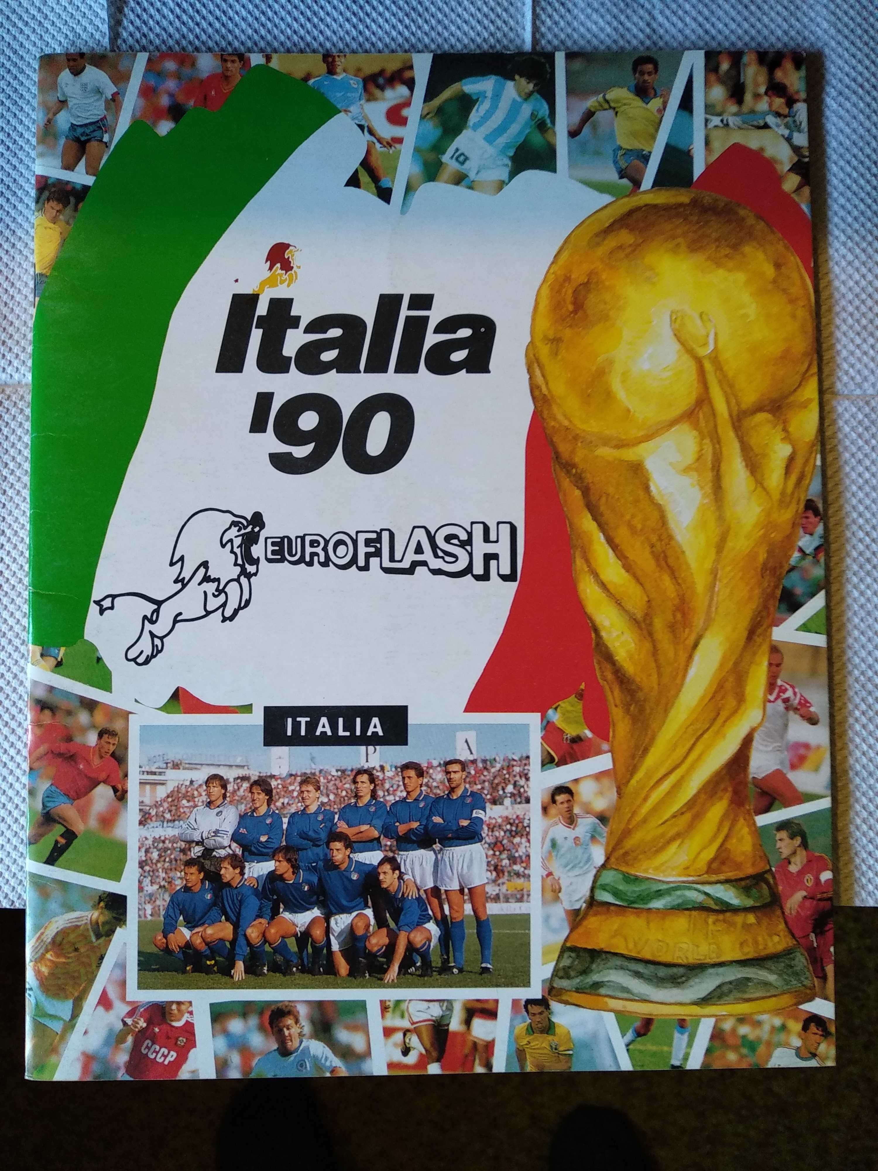 Italia '90 (Euroflash Álbum Vazio - Caderneta Cromos Mundial Futebol)