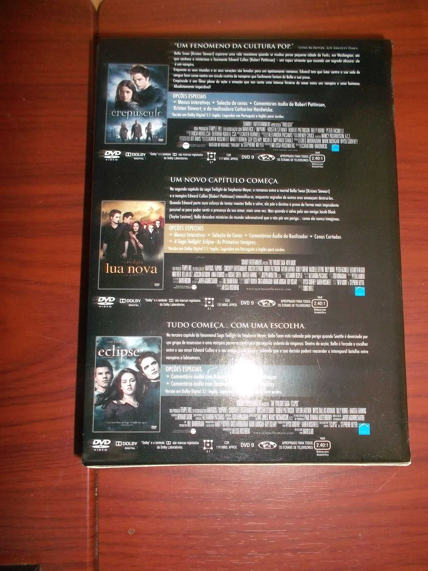 Conjunto DVDS Twilight