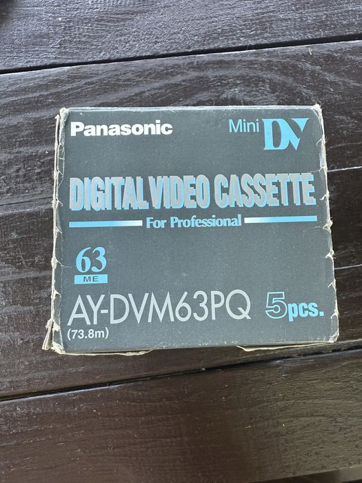 Відеокасета PANASONIC mini DV DVM-63 PQ
