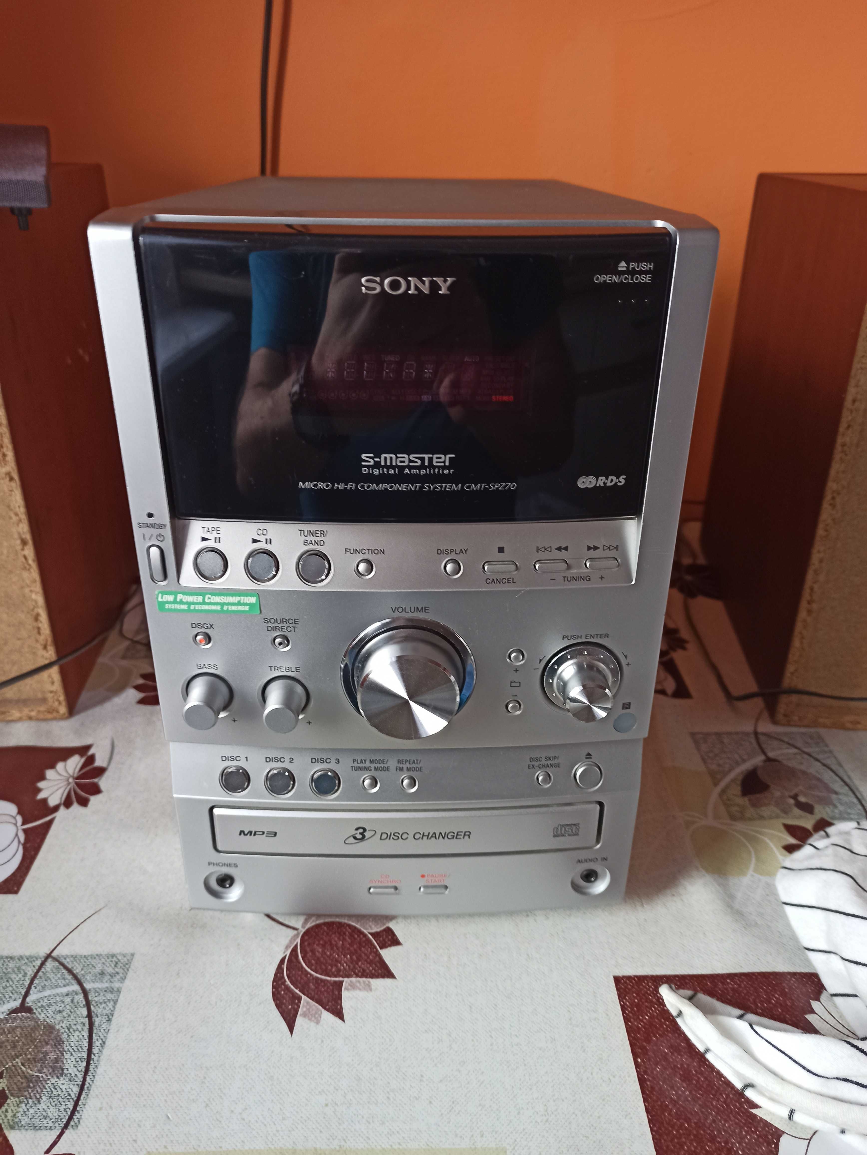 wieża sony ctm-spz-70 cd3 radio magnetofon