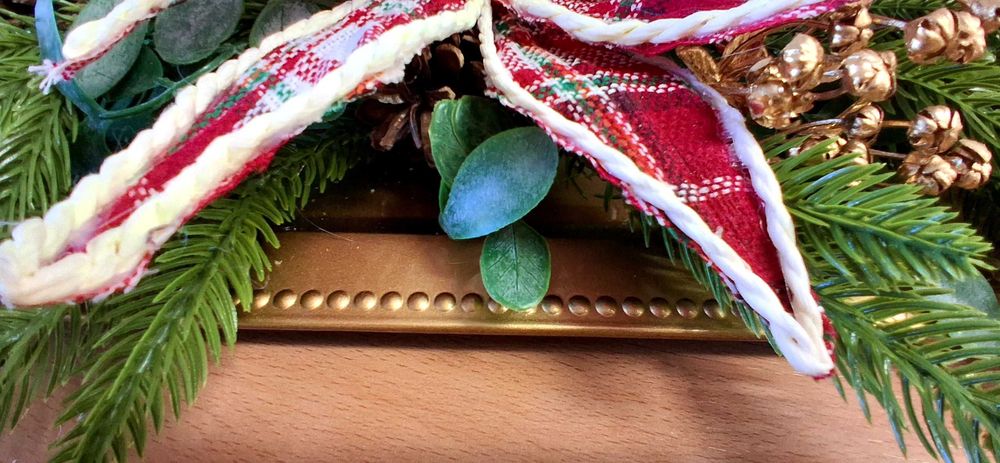 Arranjo de Natal Rustico