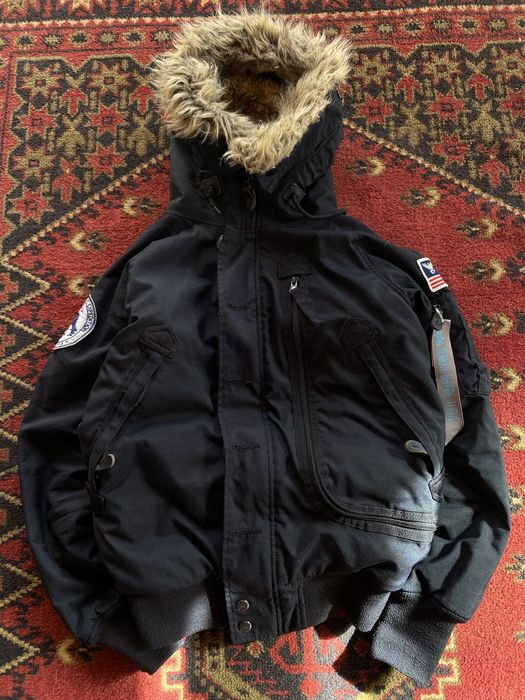 Alpha industries бомбер з хутром, alaska style