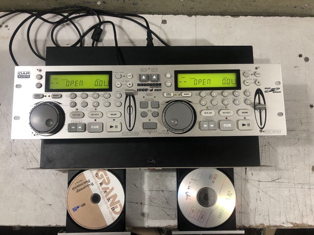 DAP Audio 1000D MKII Двойной проигрыватель компакт-дисков