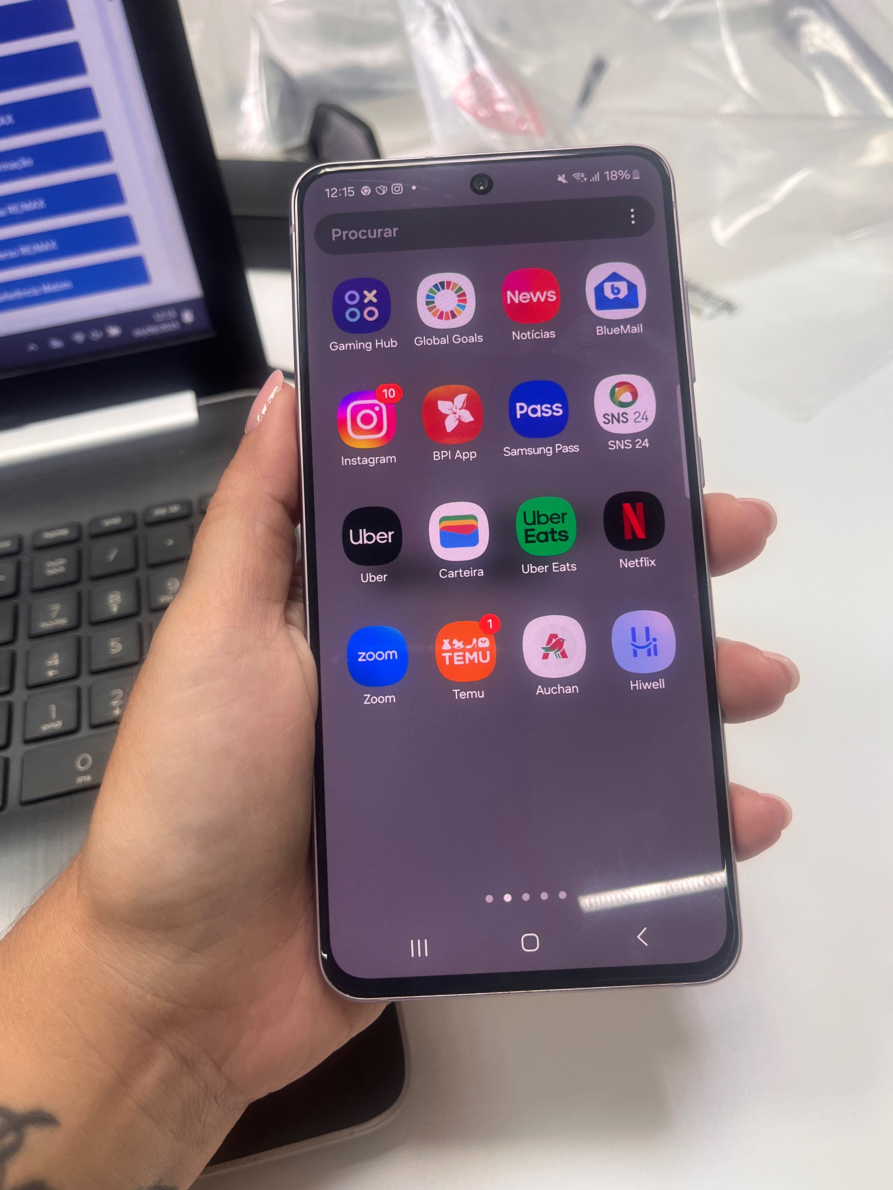 Samsung S21 FE com 256gigas como novo!