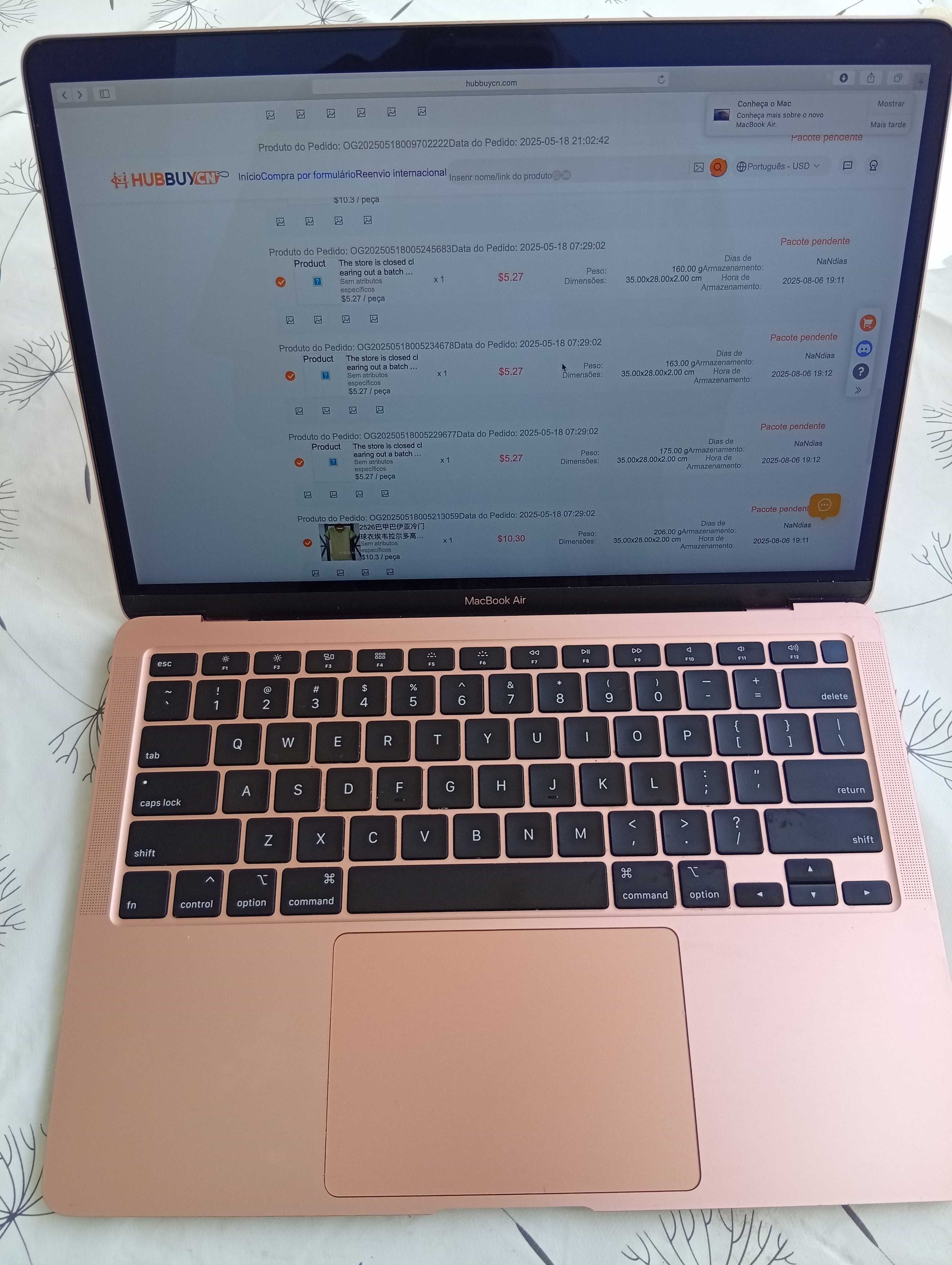 MACBOOK Rose A2179