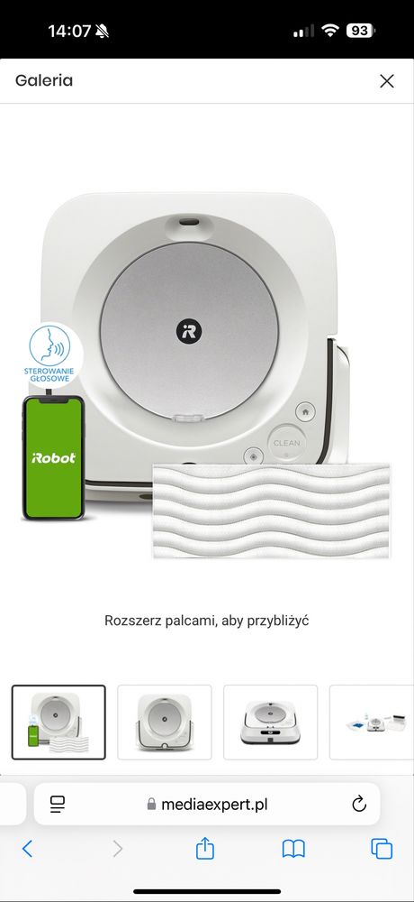 iRobot  Braava  jet m6, jak nowy!