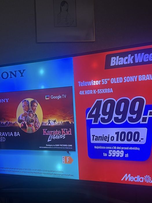 Telewizor SAMSUNG 65 cale REZERWACJA do środy