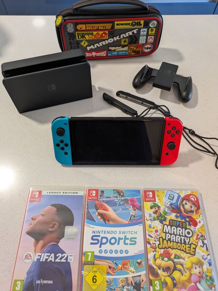 Nintendo switch OLED como nova