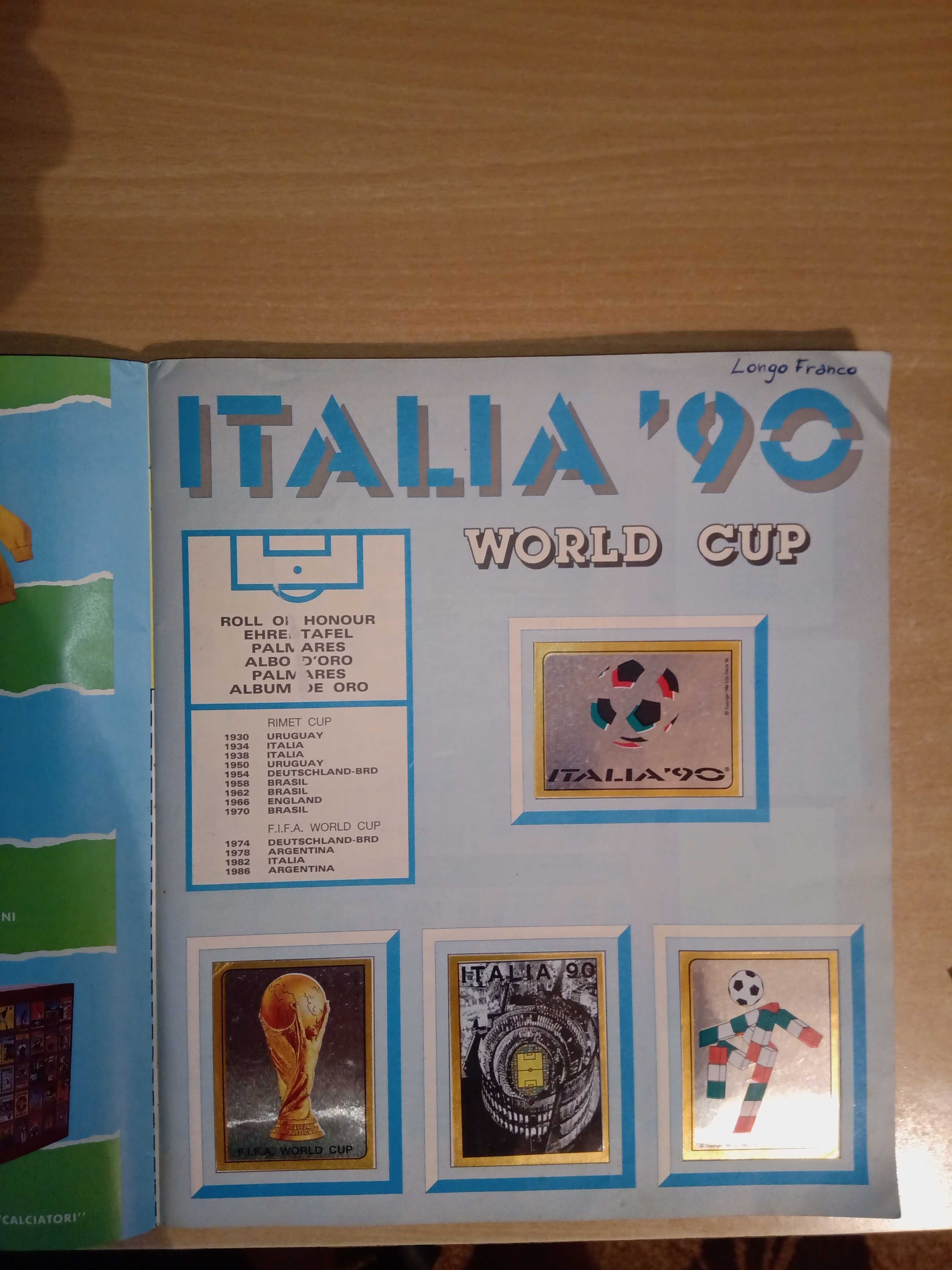 FIFA World Cup Italia 1990 - album PANINI kompletny