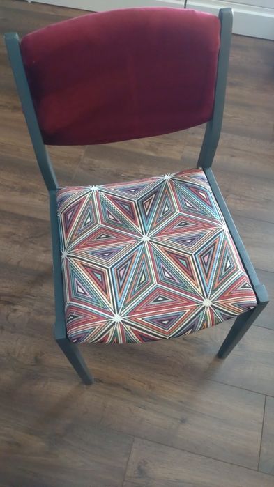 Krzesła 5 sztuk kolorowe wygodne