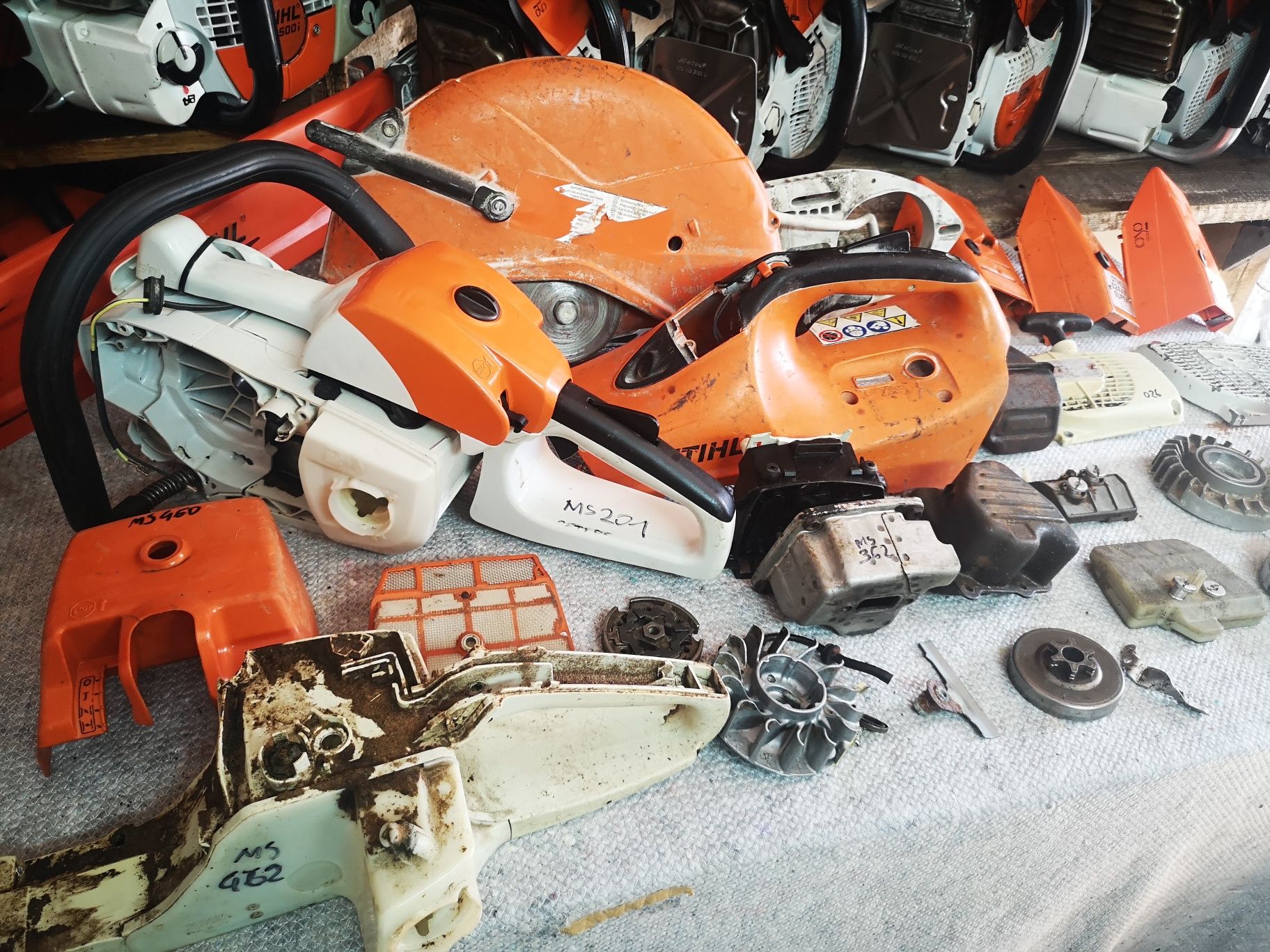 Części Stihl ms 201/024/026/270/362/044/046/460/462/ts 420