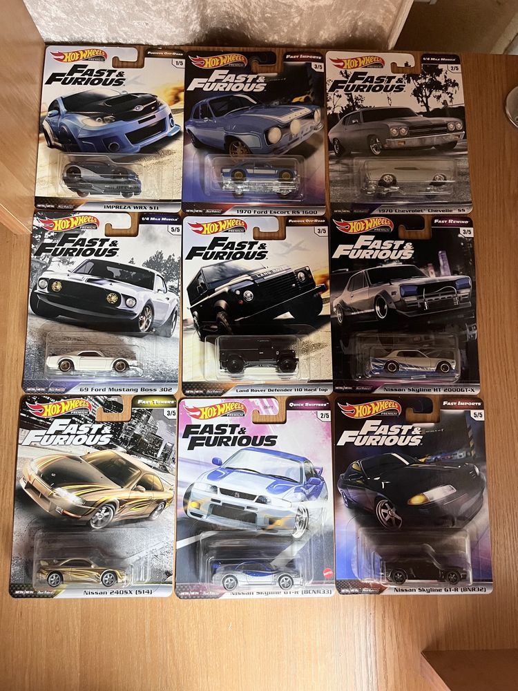 Hot wheels premium Nissan Skyline GT-R R33 Fast Furious Quick Shifters